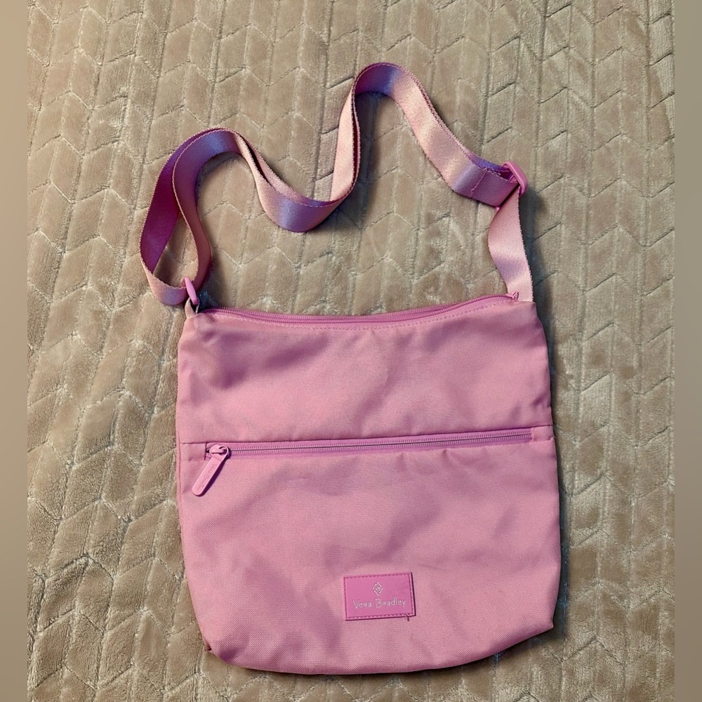 Vera Bradley Summer Pink Lighten Up Hipster Crossbody - Picture 1 of 9